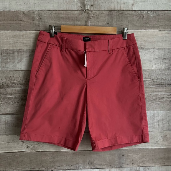 NWT J crew red chino shorts - Picture 2 of 10